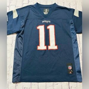 NEW ENGLAND PATRIOTS youth size large jersey #11 EDELMAN
